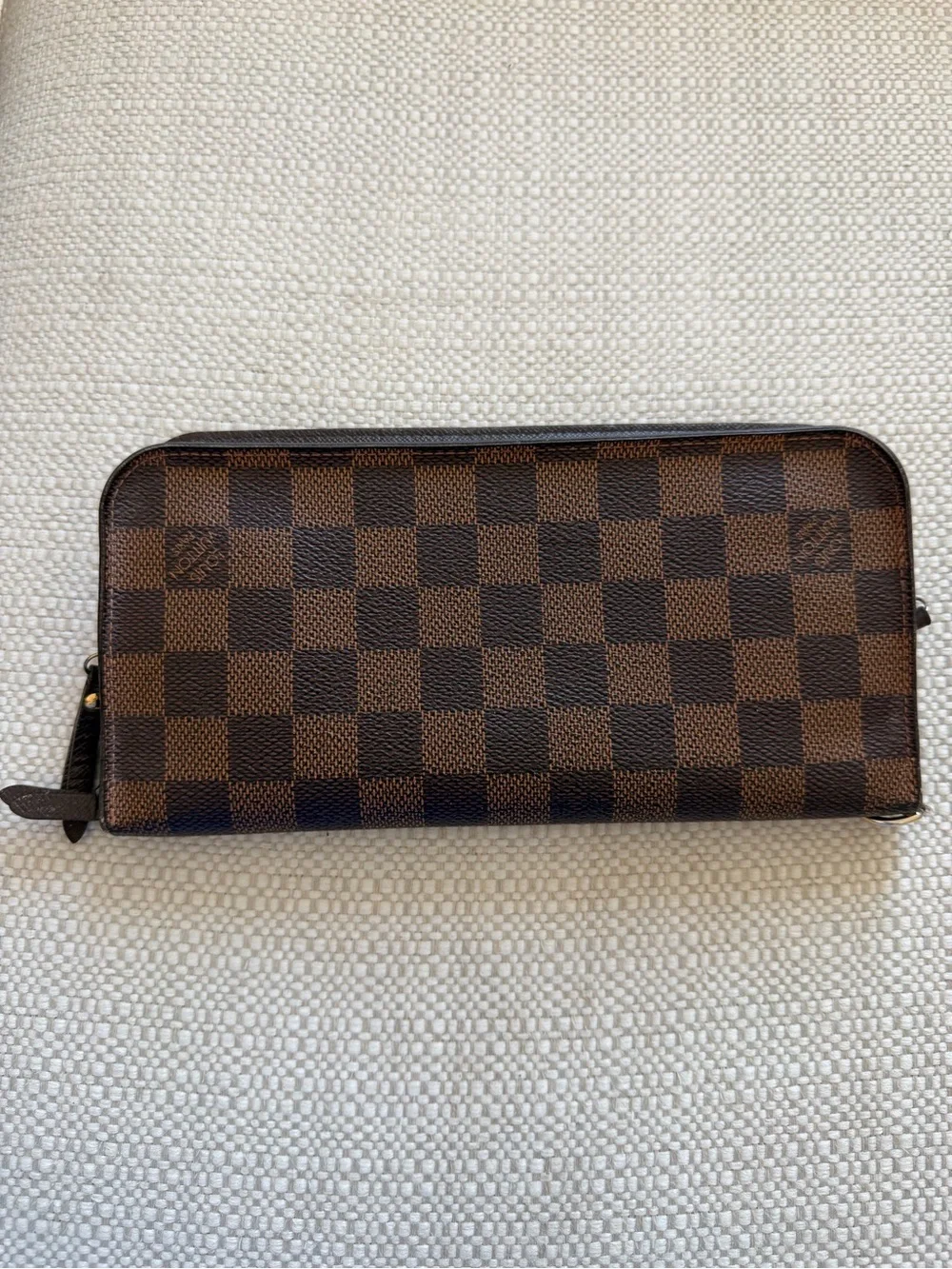 Louis Vuitton Damier Ébène Zippy Wallet
